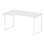 Metal System Quattro 4x4 40БО.СА-2 Л (Белый/Белый) Стол криволинейный левый на О-образном м/к