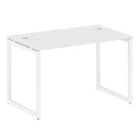 Metal System Quattro 4x4 40БО.СП-2 (Белый/Белый) Стол письменный на О-образном м/к