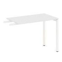 Metal System Quattro 4x4 40БП.ПР-3 (Белый/Белый) Приставной элемент на П-образном м/к