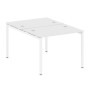 Metal System Quattro 4x4 40БП.РАС-СП-2.1 (Белый/Белый) Рабочая станция на П-образном м/к