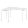 Metal System Quattro 4x4 40БП.СА-3 Л (Белый/Белый) Стол криволинейный левый на П-образном м/к