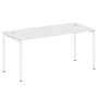 Metal System Quattro 4x4 40БП.СП-4 (Белый/Белый) Стол письменный на П-образном м/к