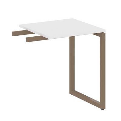 Metal System Quattro 4x4 40БО.ПР-1 (Белый/Мокко) Приставной элемент на О-образном м/к