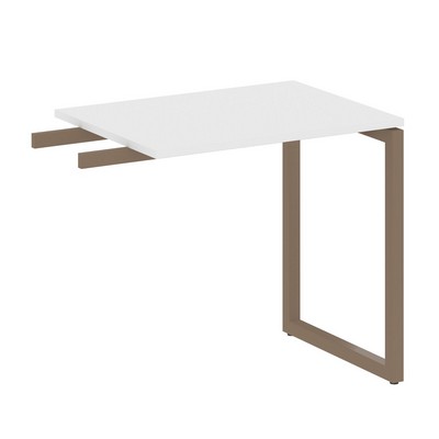 Metal System Quattro 4x4 40БО.ПР-2 (Белый/Мокко) Приставной элемент на О-образном м/к