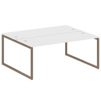 Metal System Quattro 4x4 40БО.РАС-СП-2.5 (Белый/Мокко) Рабочая станция на О-образном м/к