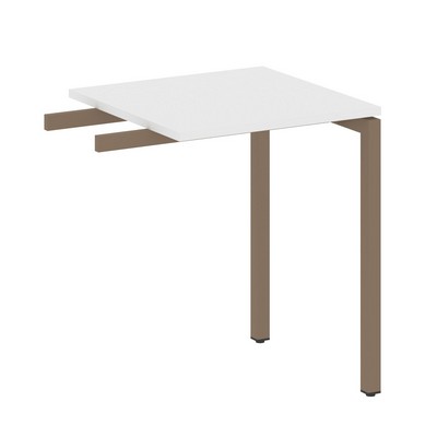 Metal System Quattro 4x4 40БП.ПР-1 (Белый/Мокко) Приставной элемент на П-образном м/к