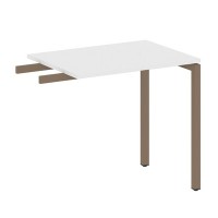 Metal System Quattro 4x4 40БП.ПР-2 (Белый/Мокко) Приставной элемент на П-образном м/к