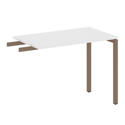 Metal System Quattro 4x4 40БП.ПР-3 (Белый/Мокко) Приставной элемент на П-образном м/к