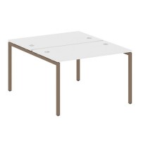 Metal System Quattro 4x4 40БП.РАС-СП-2.2 (Белый/Мокко) Рабочая станция на П-образном м/к