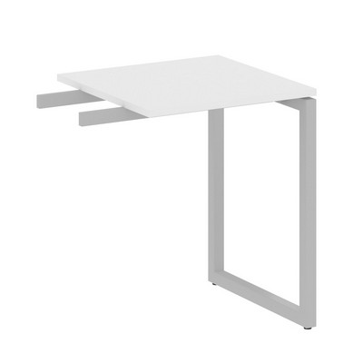 Metal System Quattro 4x4 40БО.ПР-1 (Белый/Серый) Приставной элемент на О-образном м/к