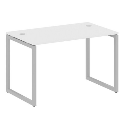 Metal System Quattro 4x4 40БО.СП-2 (Белый/Серый) Стол письменный на О-образном м/к