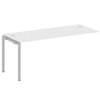 Metal System Quattro 4x4 40БП.ПРС-СП-1.5 (Белый/Серый) Проходной наборный элемент рабочей станции на П-образном м/к