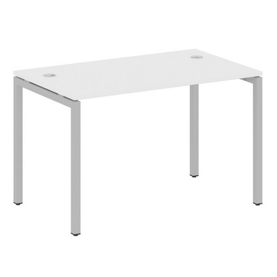Metal System Quattro 4x4 40БП.СП-2 (Белый/Серый) Стол письменный на П-образном м/к