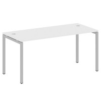 Metal System Quattro 4x4 40БП.СП-4 (Белый/Серый) Стол письменный на П-образном м/к