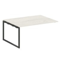 Metal System Quattro 4x4 40БО.ППРГ-4 (Дуб наварра/Антрацит) Проходной наборный элемент переговорного стола на О-образном м/к