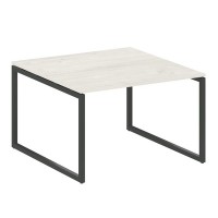 Metal System Quattro 4x4 40БО.ПРГ-1.2 (Дуб наварра/Антрацит) Переговорный стол, 1 столешница на О-образном м/к