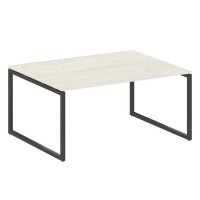 Metal System Quattro 4x4 40БО.ПРГ-1.4 (Дуб наварра/Антрацит) Переговорный стол, 1 столешница на О-образном м/к