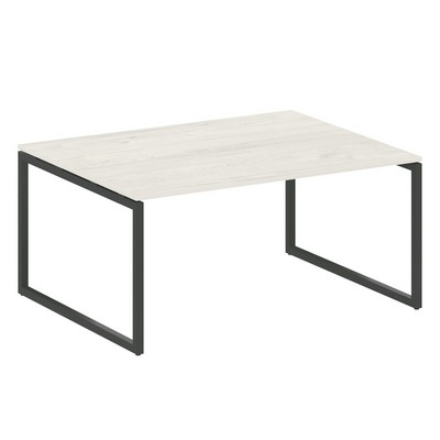 Metal System Quattro 4x4 40БО.ПРГ-1.4 (Дуб наварра/Антрацит) Переговорный стол, 1 столешница на О-образном м/к