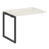 Metal System Quattro 4x4 40БО.ПРС-СП-1.1 (Дуб наварра/Антрацит) Проходной наборный элемент рабочей станции на О-образном м/к