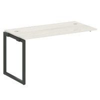 Metal System Quattro 4x4 40БО.ПРС-СП-1.3 (Дуб наварра/Антрацит) Проходной наборный элемент рабочей станции на О-образном м/к