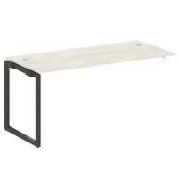 Metal System Quattro 4x4 40БО.ПРС-СП-1.4 (Дуб наварра/Антрацит) Проходной наборный элемент рабочей станции на О-образном м/к