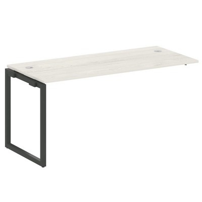 Metal System Quattro 4x4 40БО.ПРС-СП-1.4 (Дуб наварра/Антрацит) Проходной наборный элемент рабочей станции на О-образном м/к