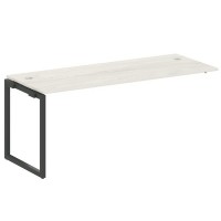 Metal System Quattro 4x4 40БО.ПРС-СП-1.5 (Дуб наварра/Антрацит) Проходной наборный элемент рабочей станции на О-образном м/к