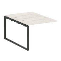 Metal System Quattro 4x4 40БО.ПРС-СП-2.1 (Дуб наварра/Антрацит) Проходной наборный элемент рабочей станции на О-образном м/к