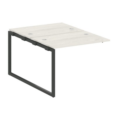 Metal System Quattro 4x4 40БО.ПРС-СП-2.1 (Дуб наварра/Антрацит) Проходной наборный элемент рабочей станции на О-образном м/к