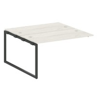 Metal System Quattro 4x4 40БО.ПРС-СП-2.3 (Дуб наварра/Антрацит) Проходной наборный элемент рабочей станции на О-образном м/к