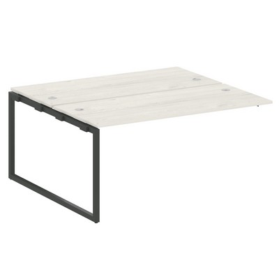 Metal System Quattro 4x4 40БО.ПРС-СП-2.4 (Дуб наварра/Антрацит) Проходной наборный элемент рабочей станции на О-образном м/к