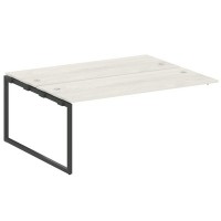 Metal System Quattro 4x4 40БО.ПРС-СП-2.5 (Дуб наварра/Антрацит) Проходной наборный элемент рабочей станции на О-образном м/к