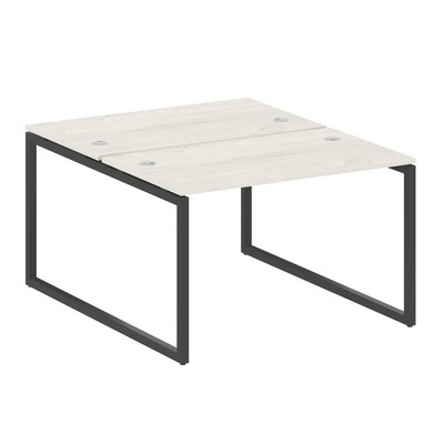 Metal System Quattro 4x4 40БО.РАС-СП-2.2 (Дуб наварра/Антрацит) Рабочая станция на О-образном м/к