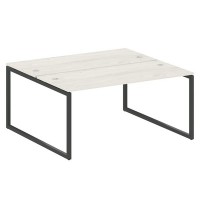 Metal System Quattro 4x4 40БО.РАС-СП-2.4 (Дуб наварра/Антрацит) Рабочая станция на О-образном м/к