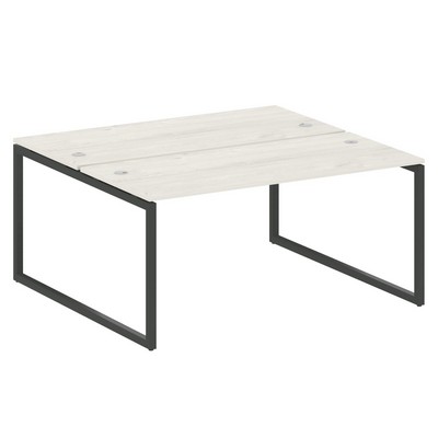 Metal System Quattro 4x4 40БО.РАС-СП-2.4 (Дуб наварра/Черный) Рабочая станция на О-образном м/к