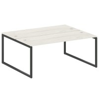 Metal System Quattro 4x4 40БО.РАС-СП-2.5 (Дуб наварра/Антрацит) Рабочая станция на О-образном м/к