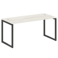 Metal System Quattro 4x4 40БО.СП-4 (Дуб наварра/Антрацит) Стол письменный на О-образном м/к