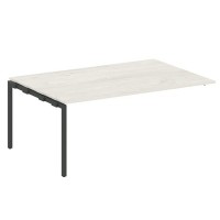 Metal System Quattro 4x4 40БП.ППРГ-5 (Дуб наварра/Антрацит) Проходной наборный элемент переговорного стола на П-образном м/к