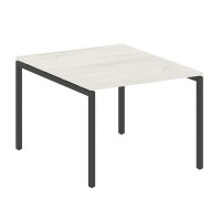 Metal System Quattro 4x4 40БП.ПРГ-1.1 (Дуб наварра/Антрацит) Переговорный стол, 1 столешница на П-образном м/к