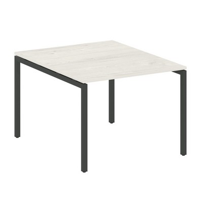 Metal System Quattro 4x4 40БП.ПРГ-1.1 (Дуб наварра/Антрацит) Переговорный стол, 1 столешница на П-образном м/к