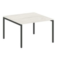 Metal System Quattro 4x4 40БП.ПРГ-1.2 (Дуб наварра/Антрацит) Переговорный стол, 1 столешница на П-образном м/к