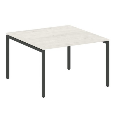 Metal System Quattro 4x4 40БП.ПРГ-1.2 (Дуб наварра/Антрацит) Переговорный стол, 1 столешница на П-образном м/к