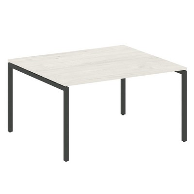 Metal System Quattro 4x4 40БП.ПРГ-1.3 (Дуб наварра/Антрацит) Переговорный стол, 1 столешница на П-образном м/к