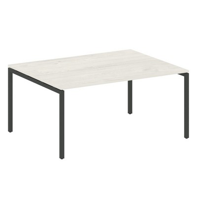 Metal System Quattro 4x4 40БП.ПРГ-1.4 (Дуб наварра/Антрацит) Переговорный стол, 1 столешница на П-образном м/к