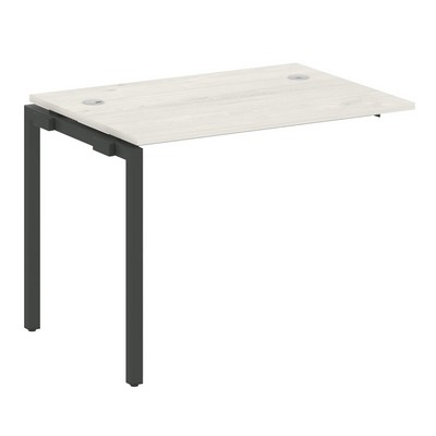 Metal System Quattro 4x4 40БП.ПРС-СП-1.1 (Дуб наварра/Антрацит) Проходной наборный элемент рабочей станции на П-образном м/к