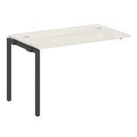 Metal System Quattro 4x4 40БП.ПРС-СП-1.2 (Дуб наварра/Антрацит) Проходной наборный элемент рабочей станции на П-образном м/к