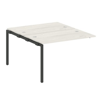 Metal System Quattro 4x4 40БП.ПРС-СП-2.2 (Дуб наварра/Антрацит) Проходной наборный элемент рабочей станции на П-образном м/к