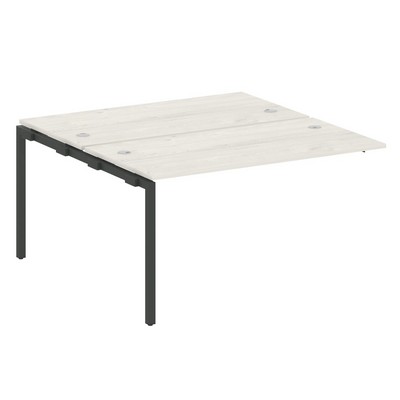 Metal System Quattro 4x4 40БП.ПРС-СП-2.3 (Дуб наварра/Антрацит) Проходной наборный элемент рабочей станции на П-образном м/к