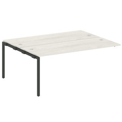 Metal System Quattro 4x4 40БП.ПРС-СП-2.5 (Дуб наварра/Антрацит) Проходной наборный элемент рабочей станции на П-образном м/к