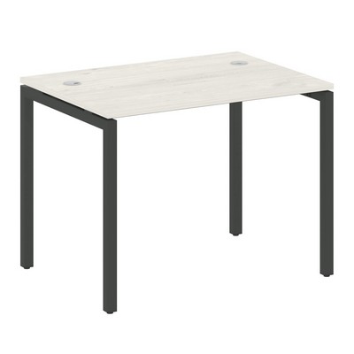 Metal System Quattro 4x4 40БП.СП-1 (Дуб наварра/Антрацит) Стол письменный на П-образном м/к